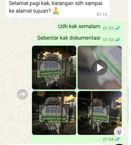 Pengiriman Papan Bunga Selamat Pulasaren Pekalipan