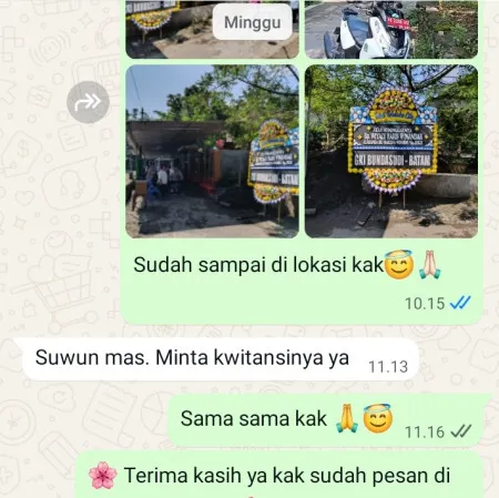 Pengiriman Papan Bunga Duka Pulasaren Pekalipan